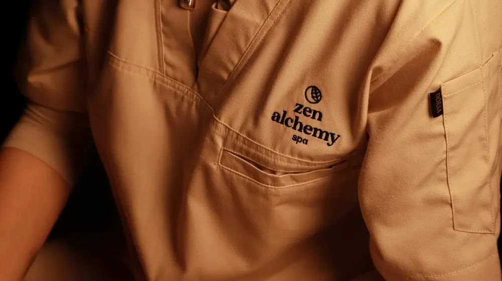 Zen Alchemy therapist uniform